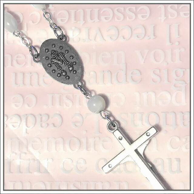 楽天市場】マザーオブパールのディゼンヌ（ミニロザリオ）携帯用ポーチ