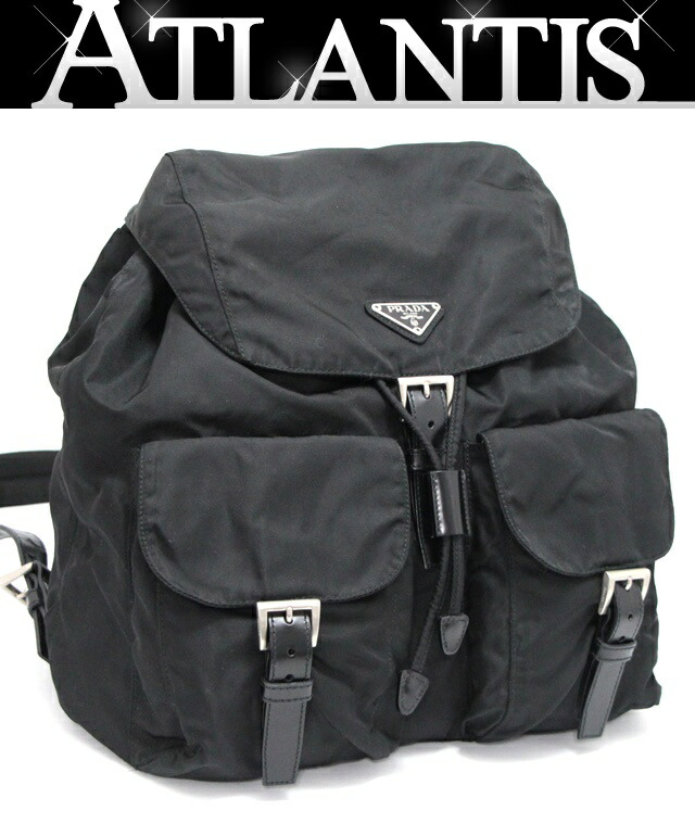 楽天市場】美品 プラダ PRADA 三角ロゴ リュックサック バックパック W