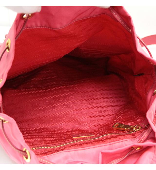 楽天市場】プラダ PRADA 三角ロゴ リュックサック バックパック ピンク