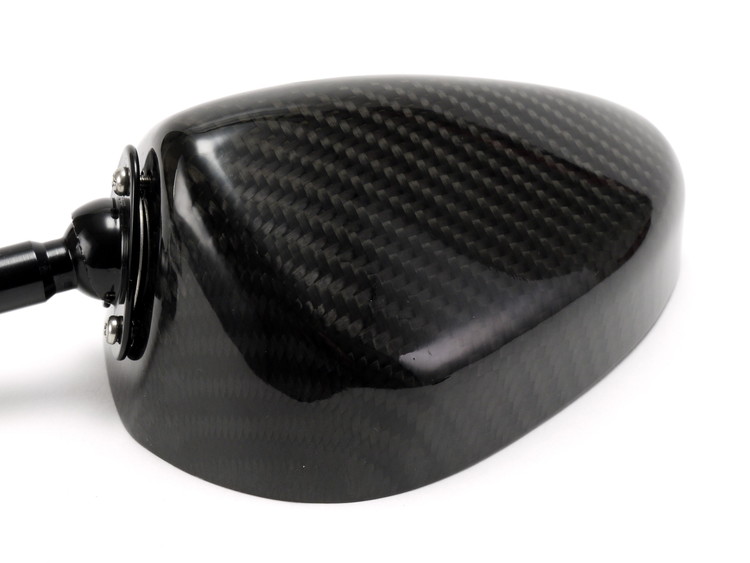 楽天市場】SIMOTA ツイルカーボンミラー オーバル クリアレンズ 100mm