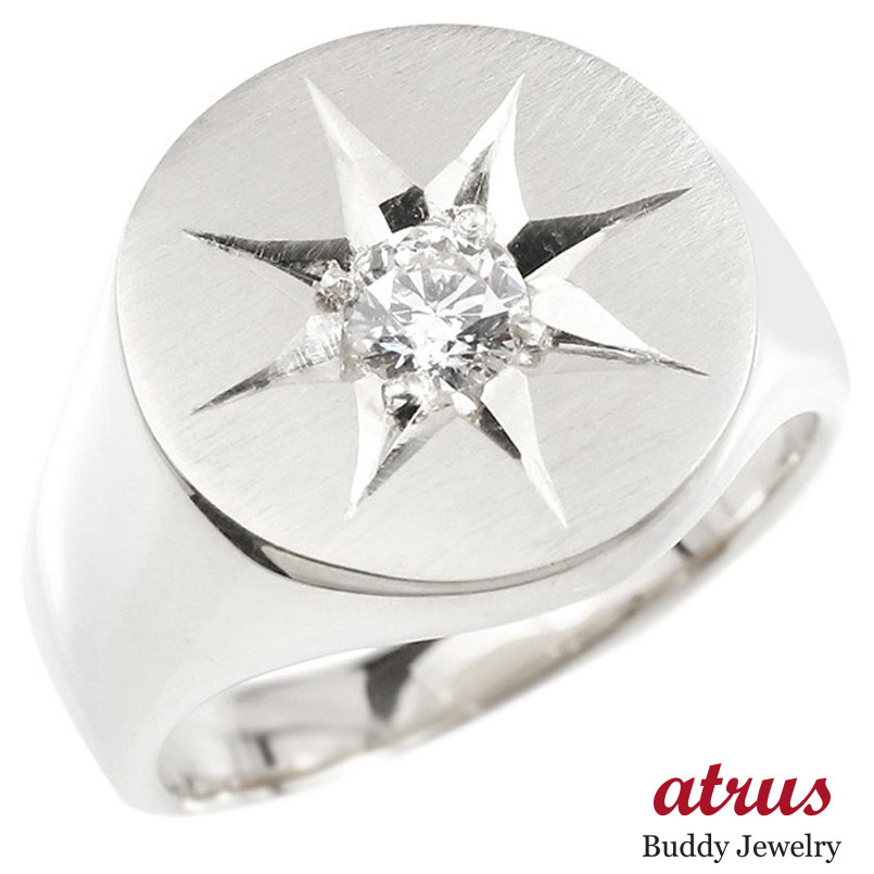 楽天市場】リング シルバー925 印台 シグネットリング キュービック