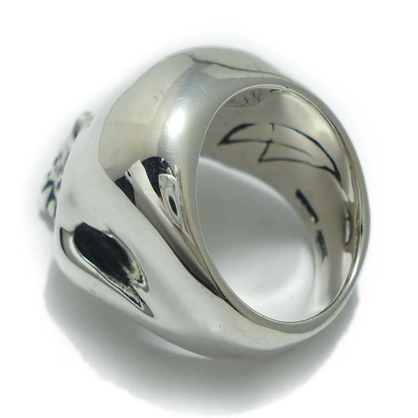 楽天市場】クレイジーピッグ リング ラージエビルスカルリング cpd27