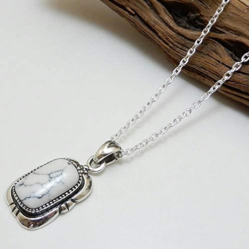 楽天市場】ヘッドのみ ホワイト ターコイズ メンズ シルバーネックレス