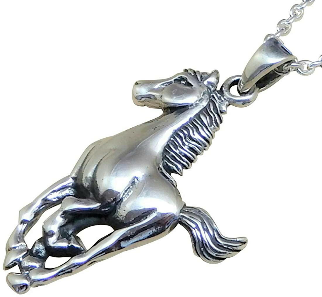 楽天市場】馬 HORSE ネックレス メンズ シルバー925 シルバー