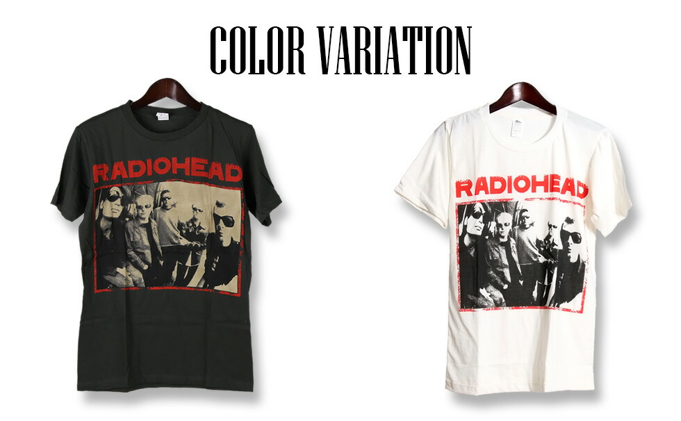 楽天市場】ヴィンテージ風 Radiohead Tシャツ レディオヘッド ロックT