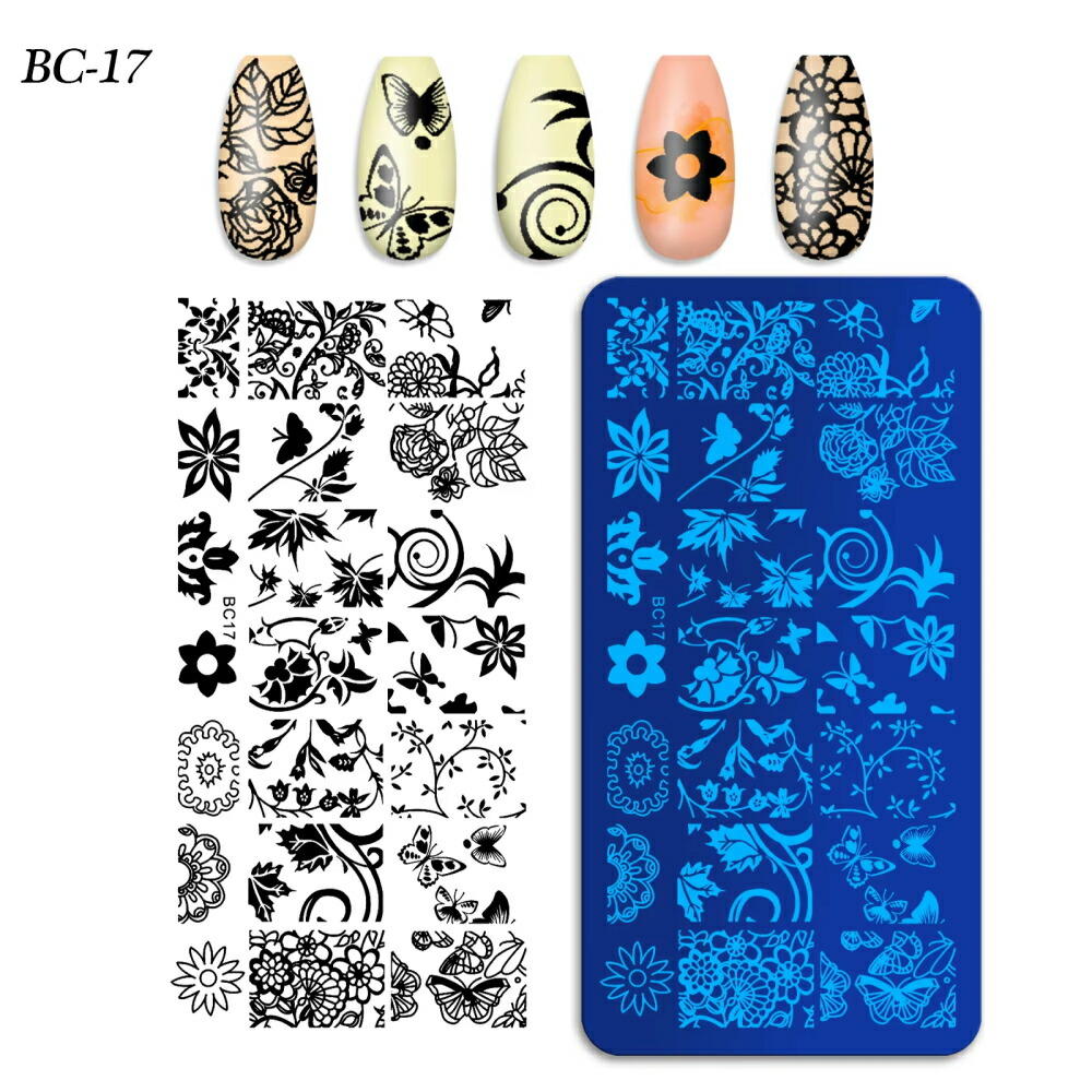 楽天市場】ラローナ[LALONA]ネイルスタンププレートBC11〜20( 10種から