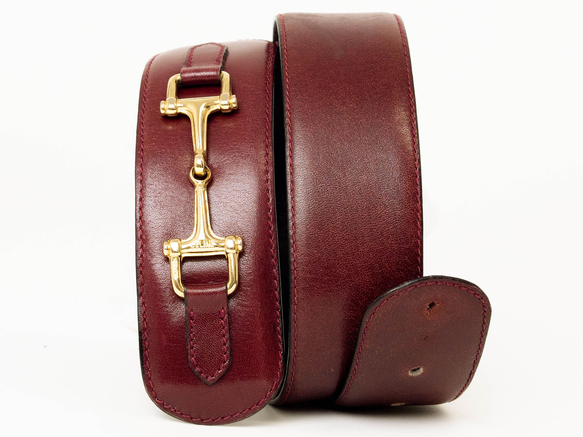 楽天市場】セリーヌ CELINE オールド ナローベルト ビット金具 40mm