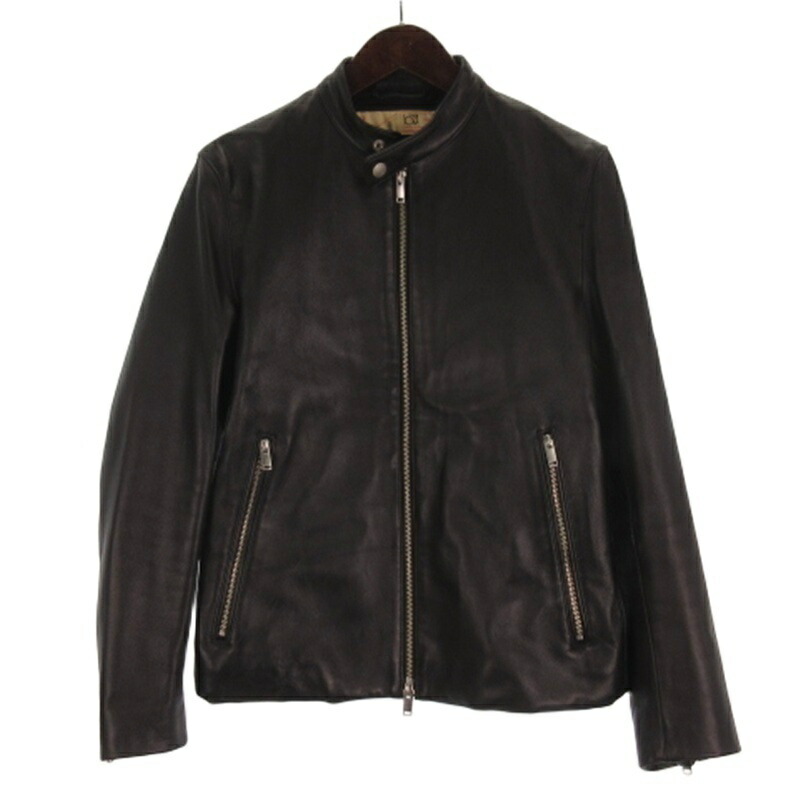 楽天市場】∴ラムレザーシングルライダース nano universeの通販