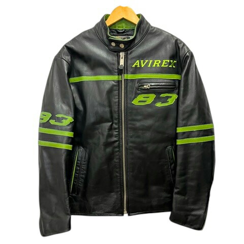 楽天市場】avirex アヴィレックス シングル ライダースジャケットの通販