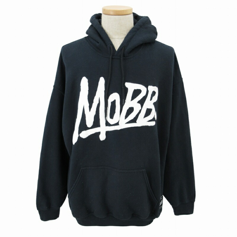 楽天市場】【中古】MOBB モブ パーカー フーディー ロゴプリント 長袖