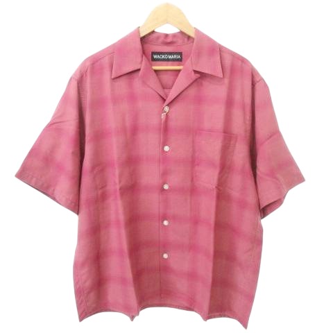 楽天市場】wacko maria／ワコマリア check open collar shirtの通販