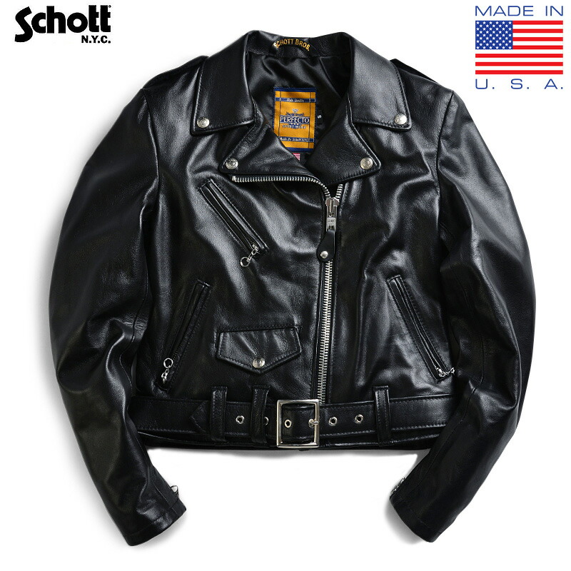 楽天市場】ポイント10倍！Schott ショット 218W WOMENS ラムレザー ONE