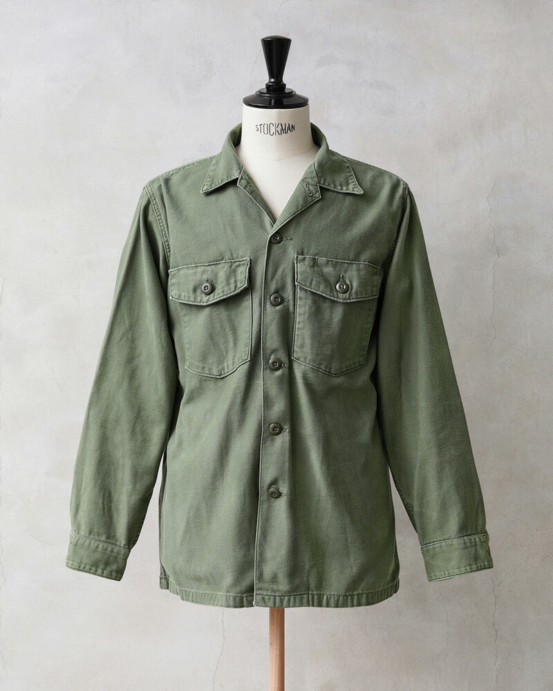 楽天市場】実物 USED 米軍 OG-107 コットンサテン ユーティリティ