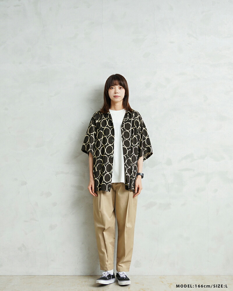 楽天市場】WAIPER×TOWN CRAFT TC25S013WP Plant Pattern Rayon Beach