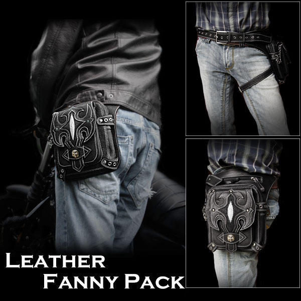 楽天市場】レザーウエストバッグ レッグポーチ レッグバッグ ベルト