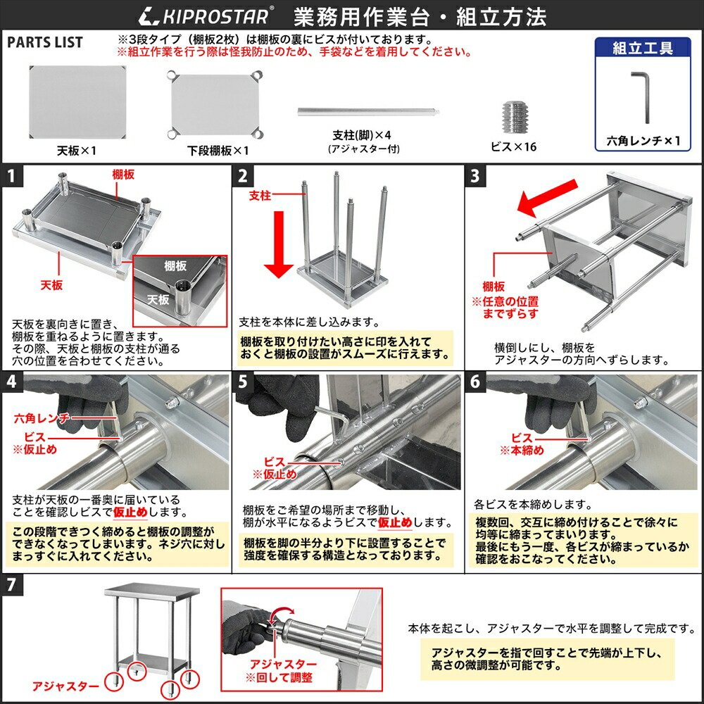 楽天市場】ステンレス コンロ台 業務用 調理台 900×600×650 板厚1.2mm