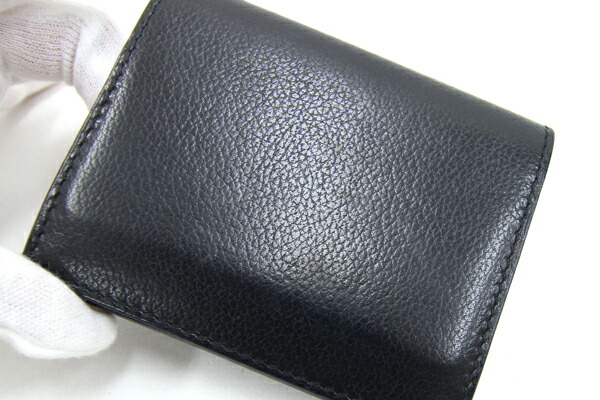 楽天市場】エルメス カードケース ガーンジー ブラック レザー □L刻印