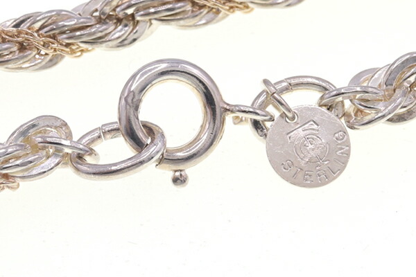 楽天市場】ティファニー ネックレス ツイストロープ チェーン SV