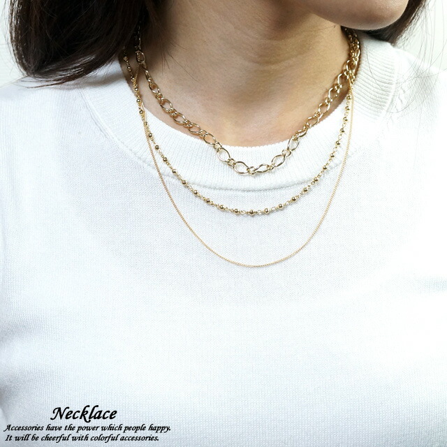 楽天市場】【50％OFF☆半額】レディースネックレス チェーンネックレス