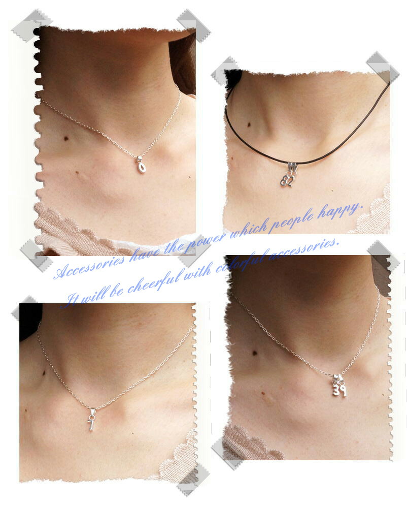 楽天市場】シルバー925 ラッキーナンバー 数字 ペンダントトップ