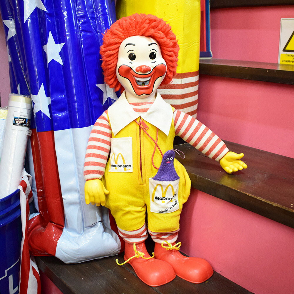 楽天市場】70'S McDonald's ドナルド・マクドナルド プラッシュドール