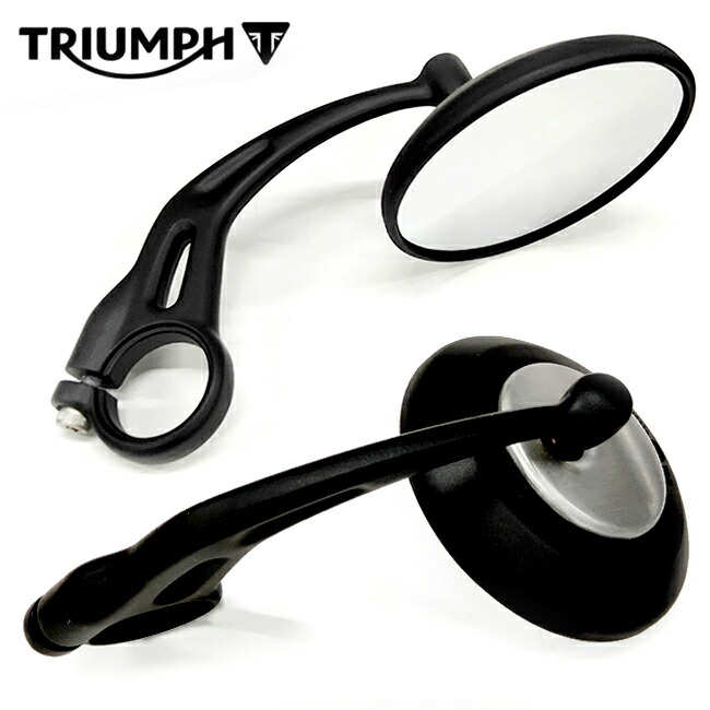 楽天市場】バーエンドミラー（対応車種メーカートライアンフ）（パーツ