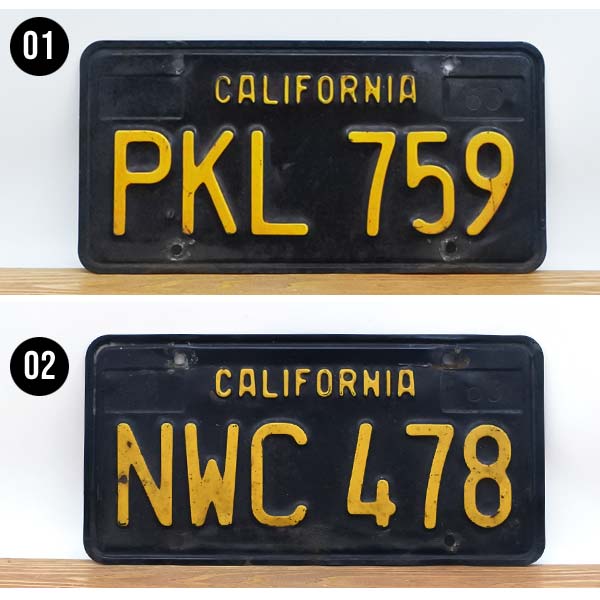 楽天市場】海外直輸入USED品 カリフォルニア ナンバープレート