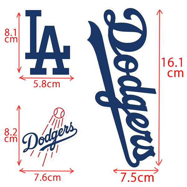 楽天市場】ドジャース ステッカー デカール ロゴ MLB dodgers LA LOS