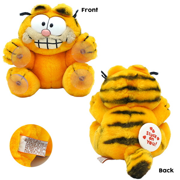 楽天市場】海外直輸入 USED品 ガーフィールド ぬいぐるみ S 吸盤