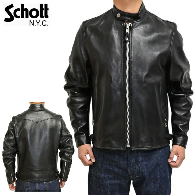 楽天市場】schott シングルライダースジャケットの通販