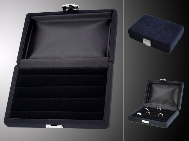 楽天市場】リングケース 指輪 プロ用 黒 ブラック サンプルケース