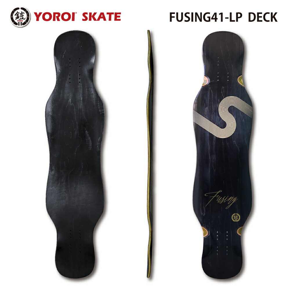 楽天市場】ロングスケートデッキYOROI SKATEDECK FUSING 41LPD41ｲﾝﾁ 約