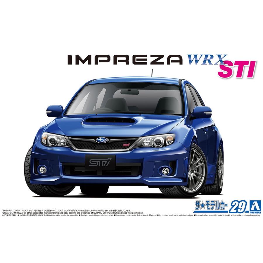 楽天市場】アオシマ 1/24 スバル GRB インプレッサWRX STI '10