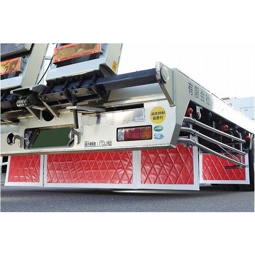 楽天市場】泥除け[絆] 横810×縦450 レッド泥よけ トラック用品