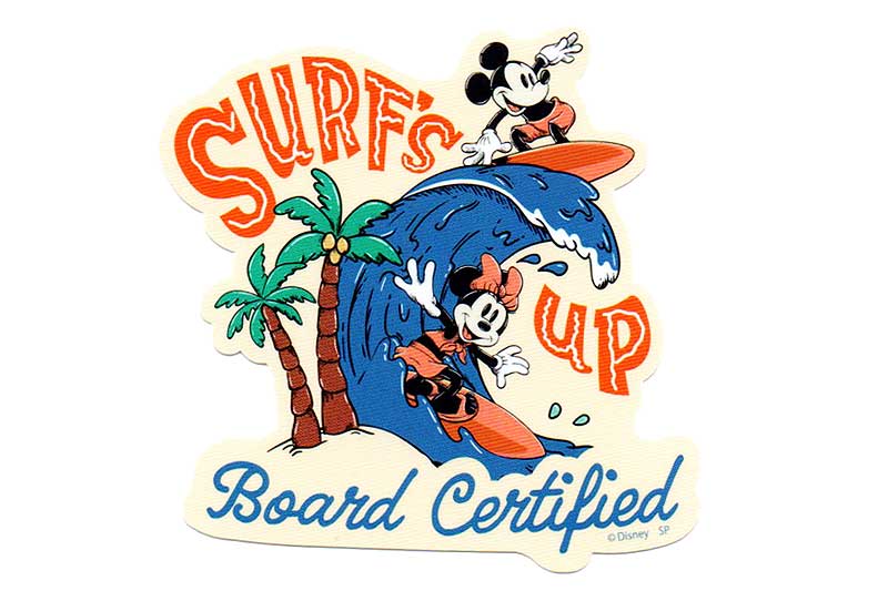 楽天市場】ミッキーマウス＆ミニーマウス サーフィン柄 ステッカー
