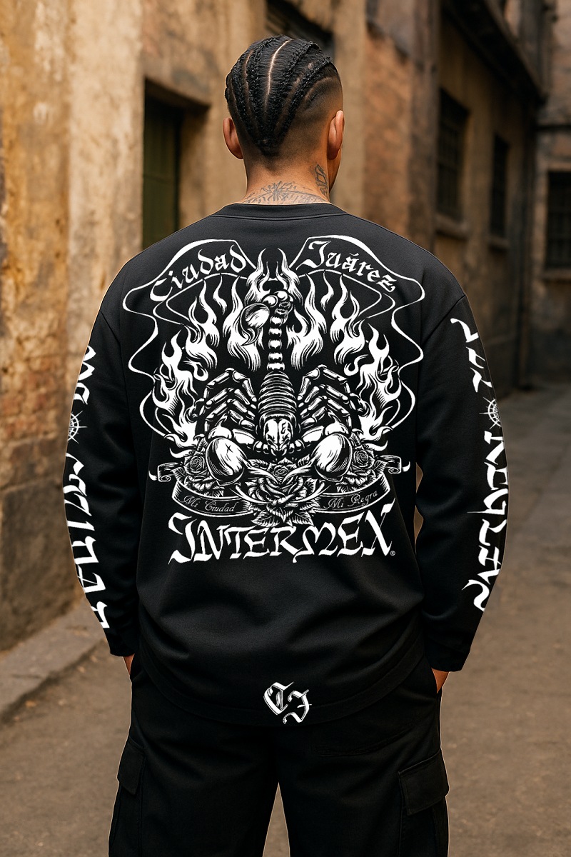 楽天市場】長袖 Tシャツ ロンT 服 サソリ柄 INTERMEX インターメックス