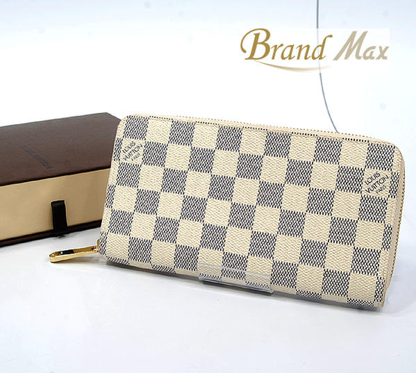 楽天市場】ルイヴィトン ダミエアズール ラウンドファスナー長財布