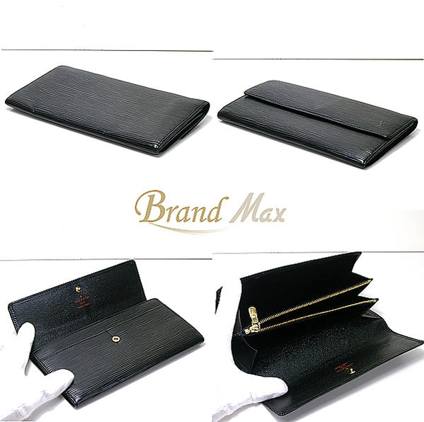楽天市場】ルイヴィトン エピ 長財布 M63572 旧型 黒 AB級品【中古