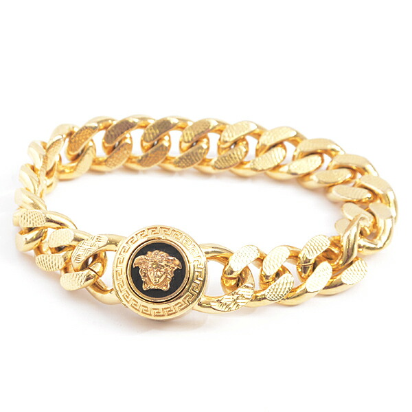 楽天市場】ヴェルサーチ ブレスレット メドゥーサ グレカ チェーン