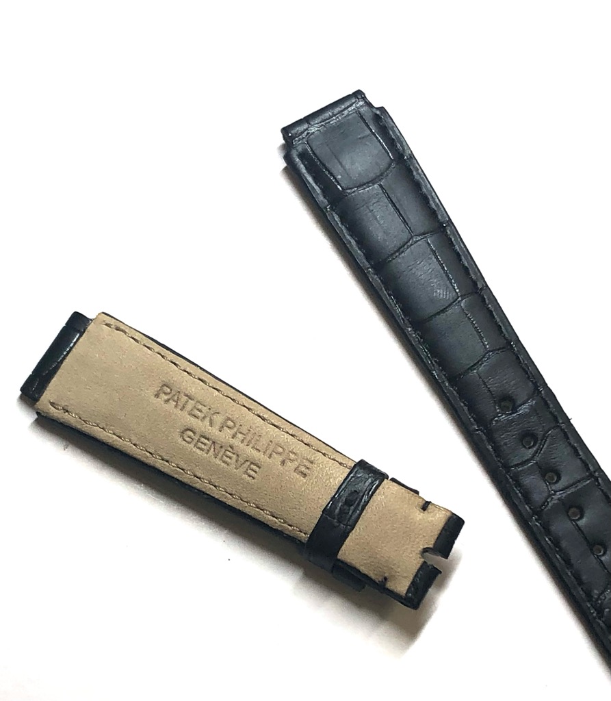 楽天市場】未使用 パテックフィリップ 時計用 ベルト クロコダイル 黒