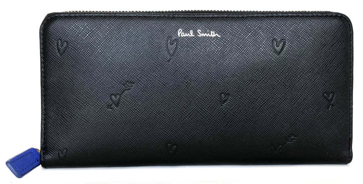 楽天市場】未使用 ポールスミス 財布 ラウンドジップ長財布 型押し