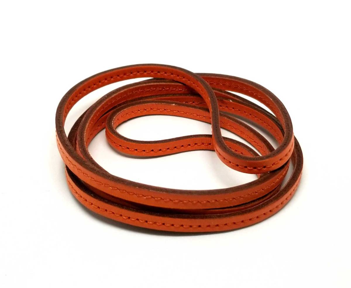 楽天市場】未使用 エルメス 革紐 ネックレス ラニエール オレンジ