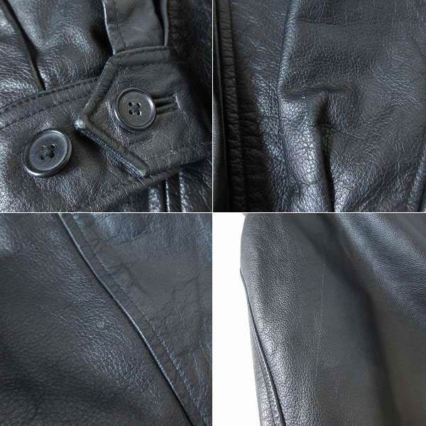 楽天市場】90 OLD GAP オールド ギャップ 短丈 レザージャケット 黒 L