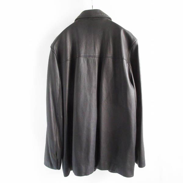 楽天市場】美品 ブルックスブラザーズ レザー カーコート 黒 L レザー