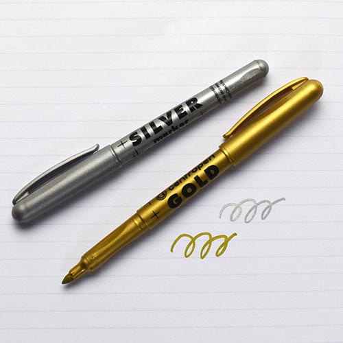 楽天市場】centropen セントロペン 水性メタリックマーカー [ ゴールド