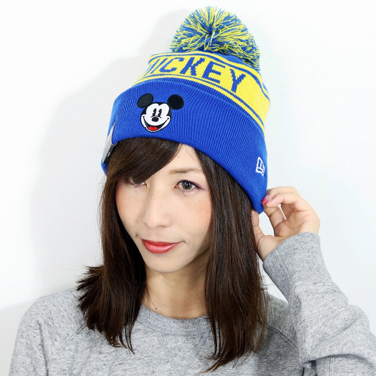 楽天市場】ボンボン付き レディース ニット帽 ディズニー コラボ