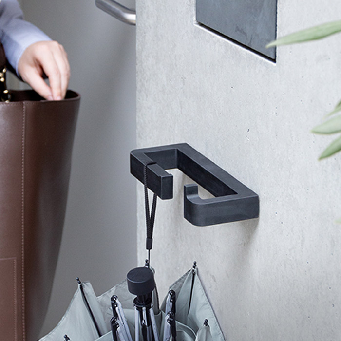 楽天市場】エントランスフック 玄関 多目的 フック アルミ 傘掛け