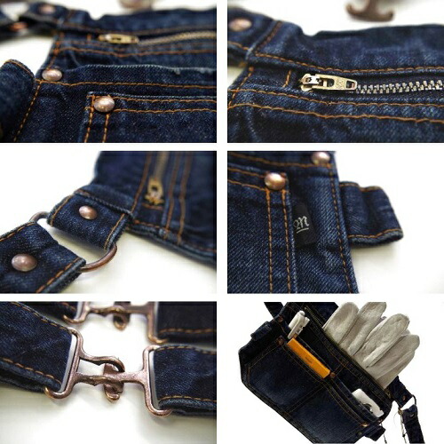 楽天市場】【メール便可】デニム地 ウエストバッグ ウエストポーチ