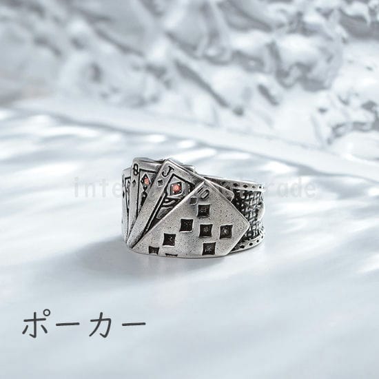 楽天市場】アクセサリー トランプリング メンズ レディース