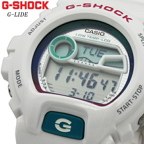 楽天市場】ジーショック G-SHOCK G-LIDE ジーライド ホワイト白 タイド